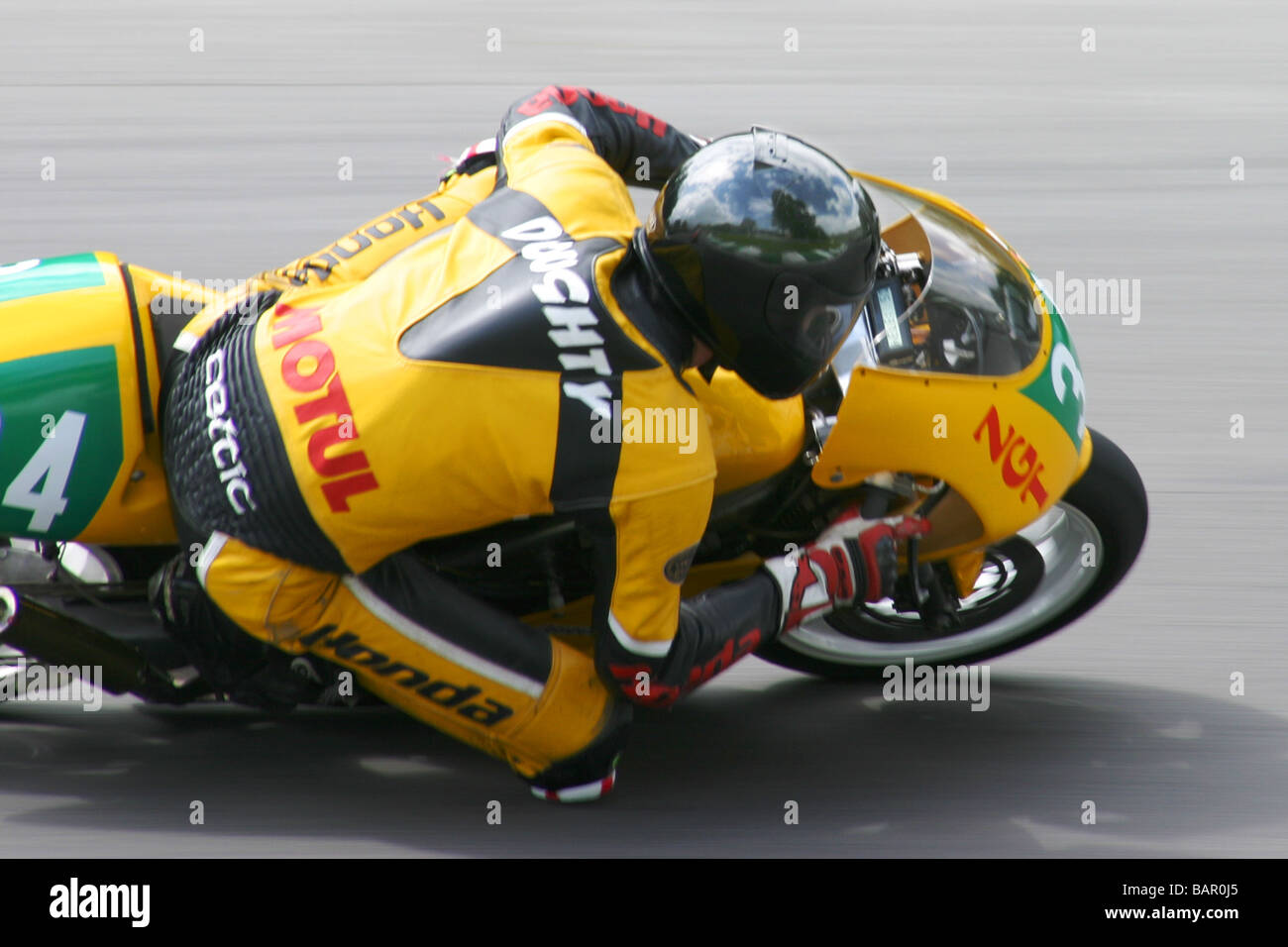 Motorcycle racing Brands Hatch Circuit Kent England Stock Photo Alamy