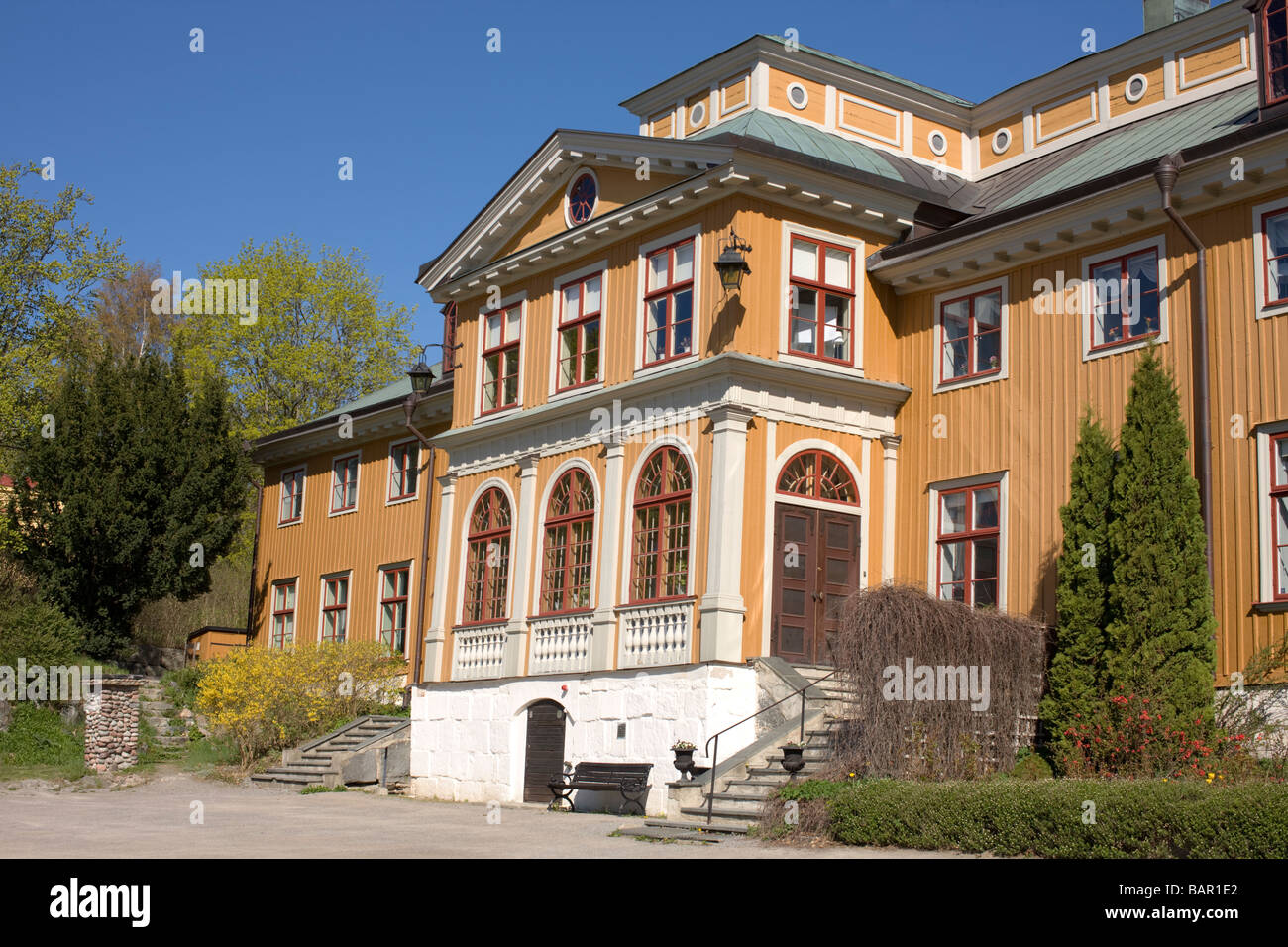 Ekebyhovs slott (Ekerö, Sweden) Stock Photo