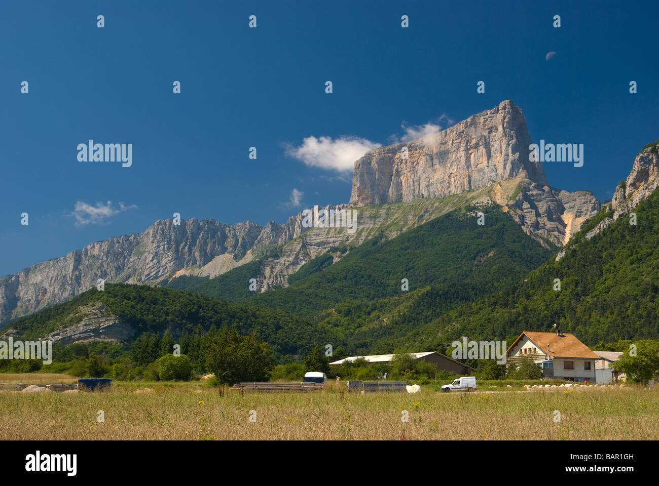 Südlich von Grnoble South of Grenoble Stock Photo