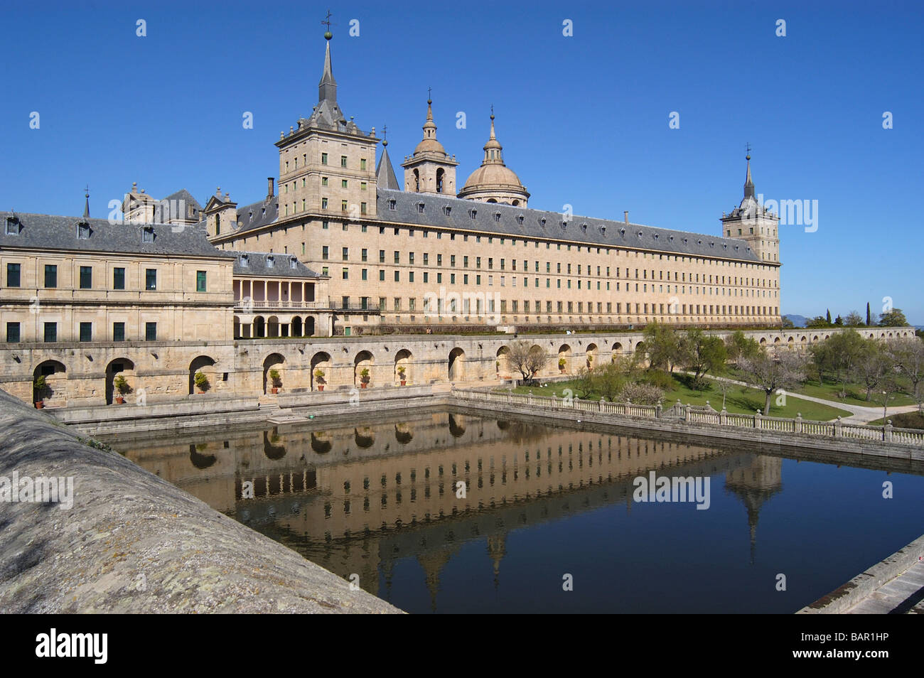 El Escorial Spanish Royal Residence Stock Photo