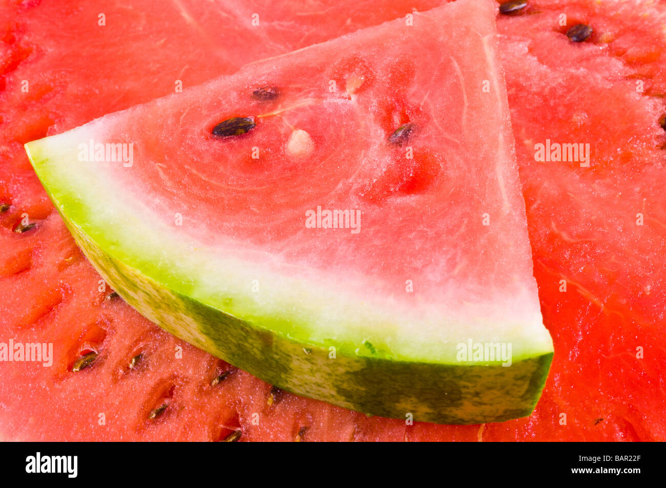 slice of watermelon isolated on white Stock Photo - Alamy