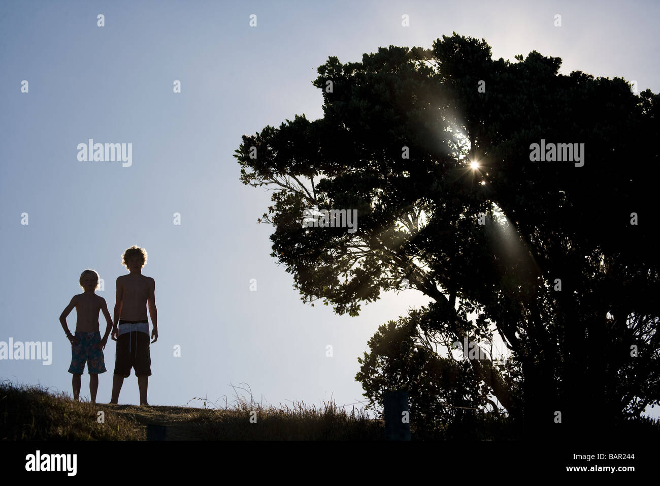 Two teen boys stand hi-res stock photography and images - Alamy