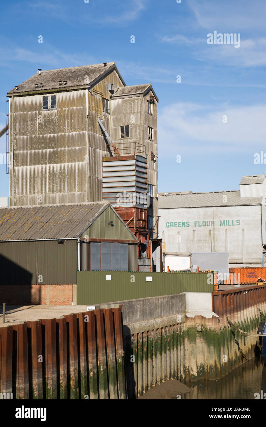 Greens Flour Mills in Maldon, Essex, England, UK Stock Photo Alamy