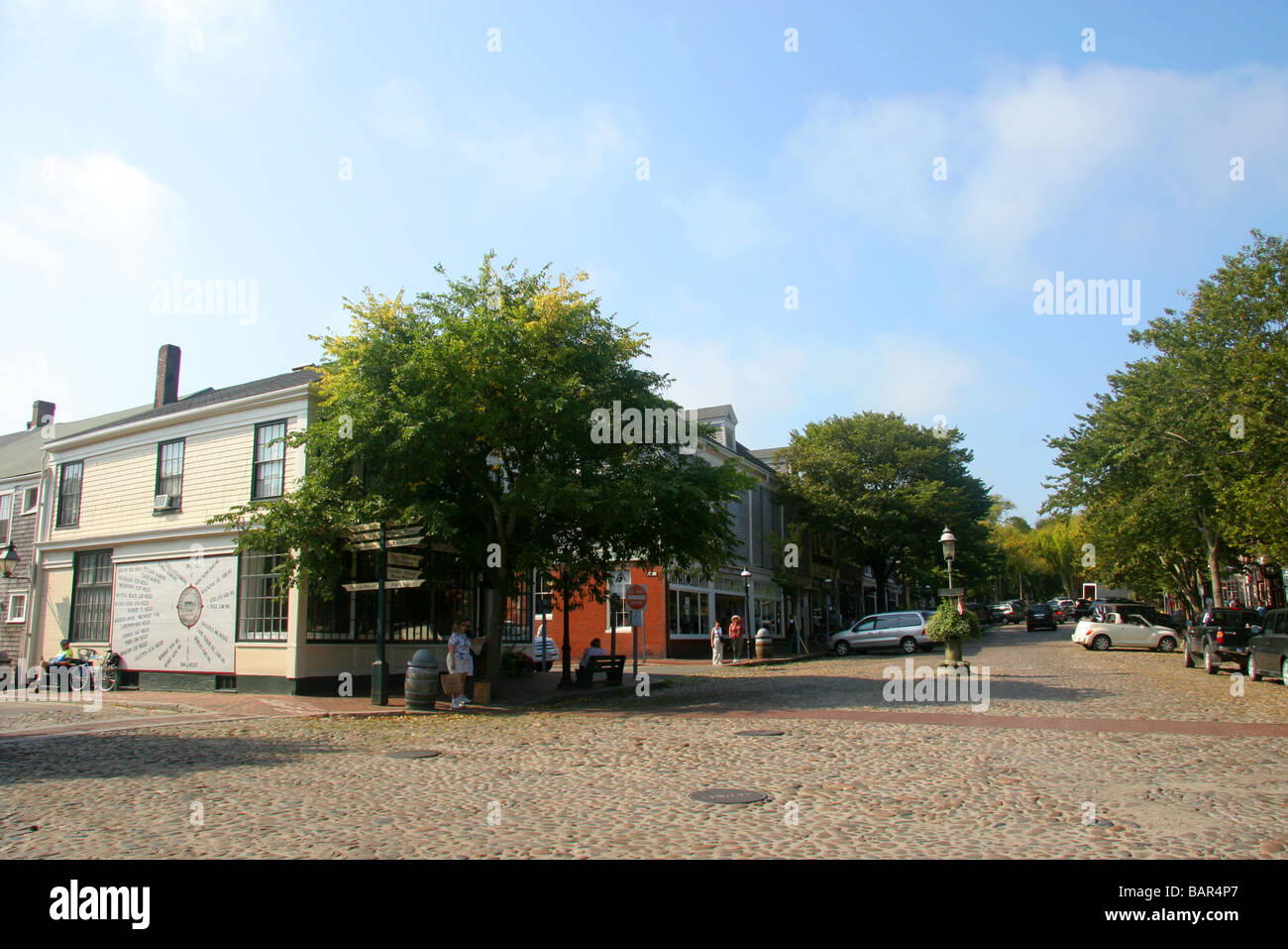 Cobbled Streets in Nantucket Town