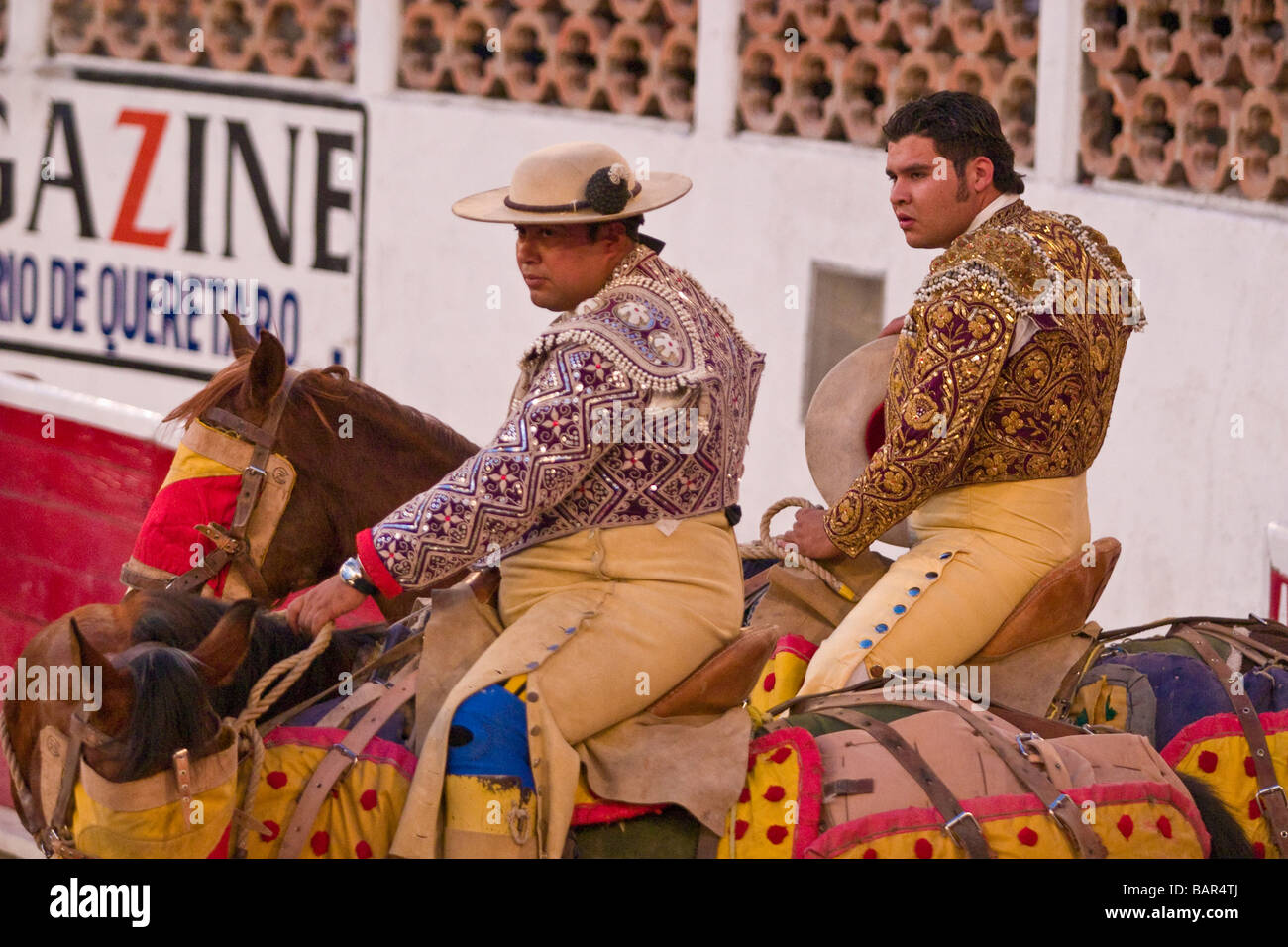 Bullfight at the Plaza de Toros Santa Maria in Queretaro Mexico Stock Photo Alamy