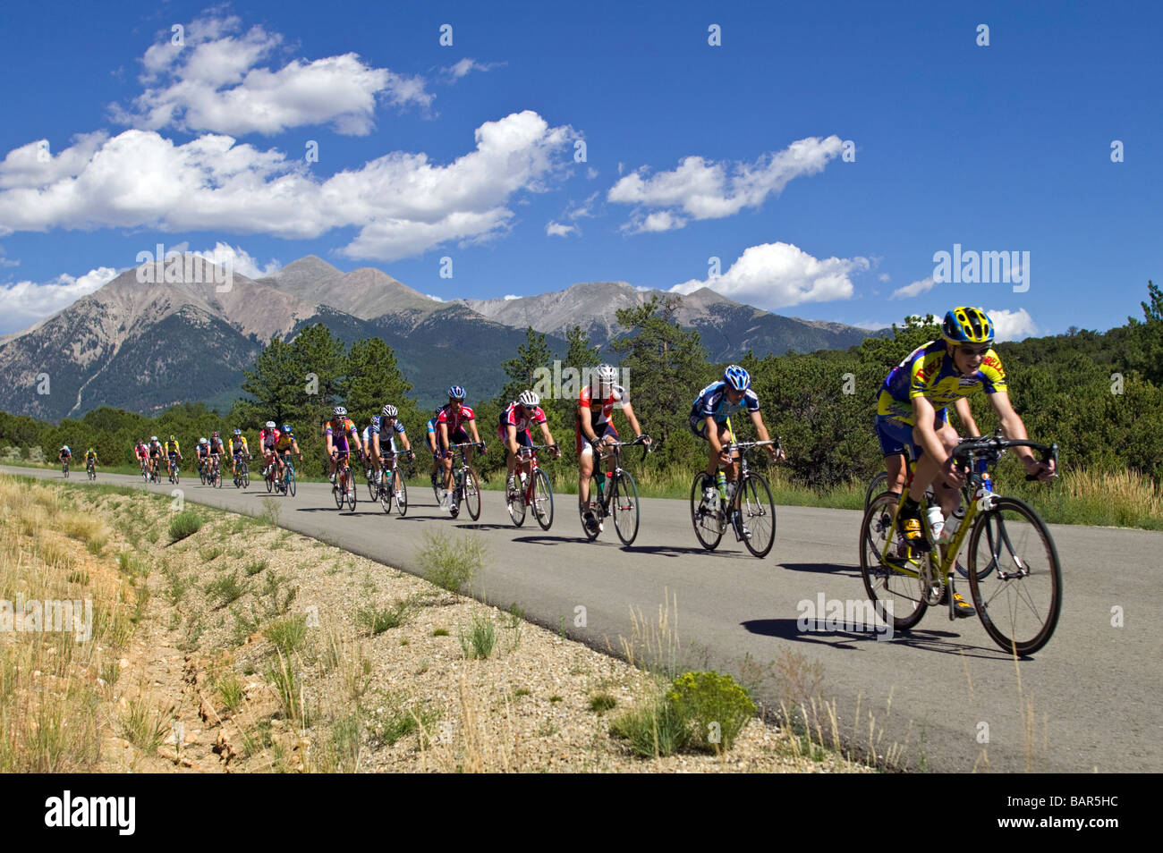 Tour Bike Racers Male bike racers hi-res stock photography and images - Alamy