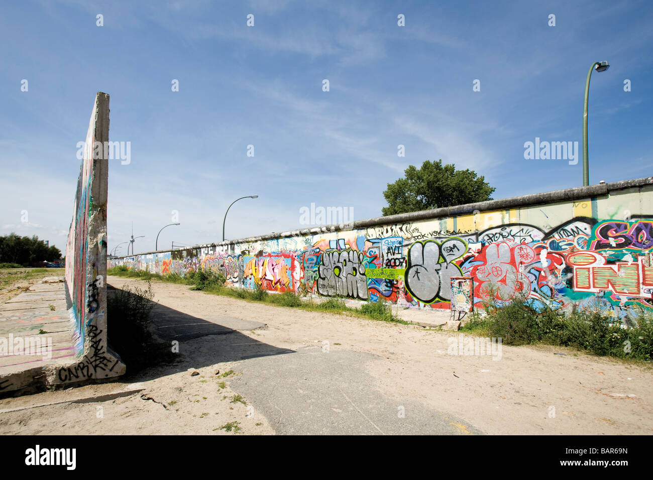 Germany, Berlin, Wall with graffiti Stock Photo - Alamy