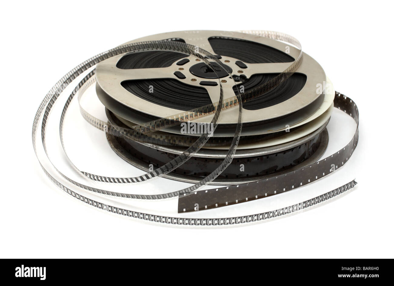 Movie reel stack hi-res stock photography and images - Alamy