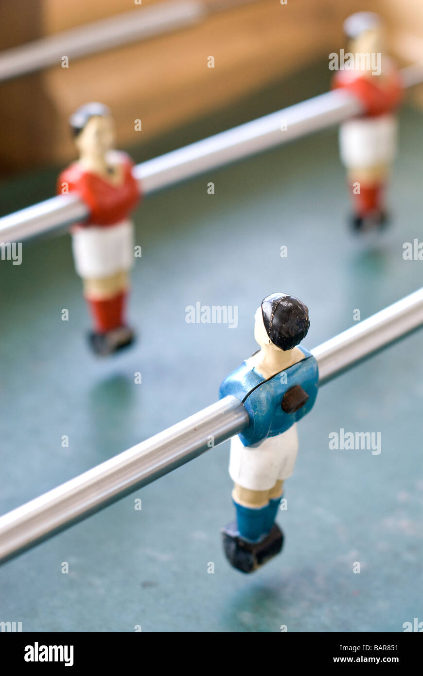 Opposition Players Stock Photo