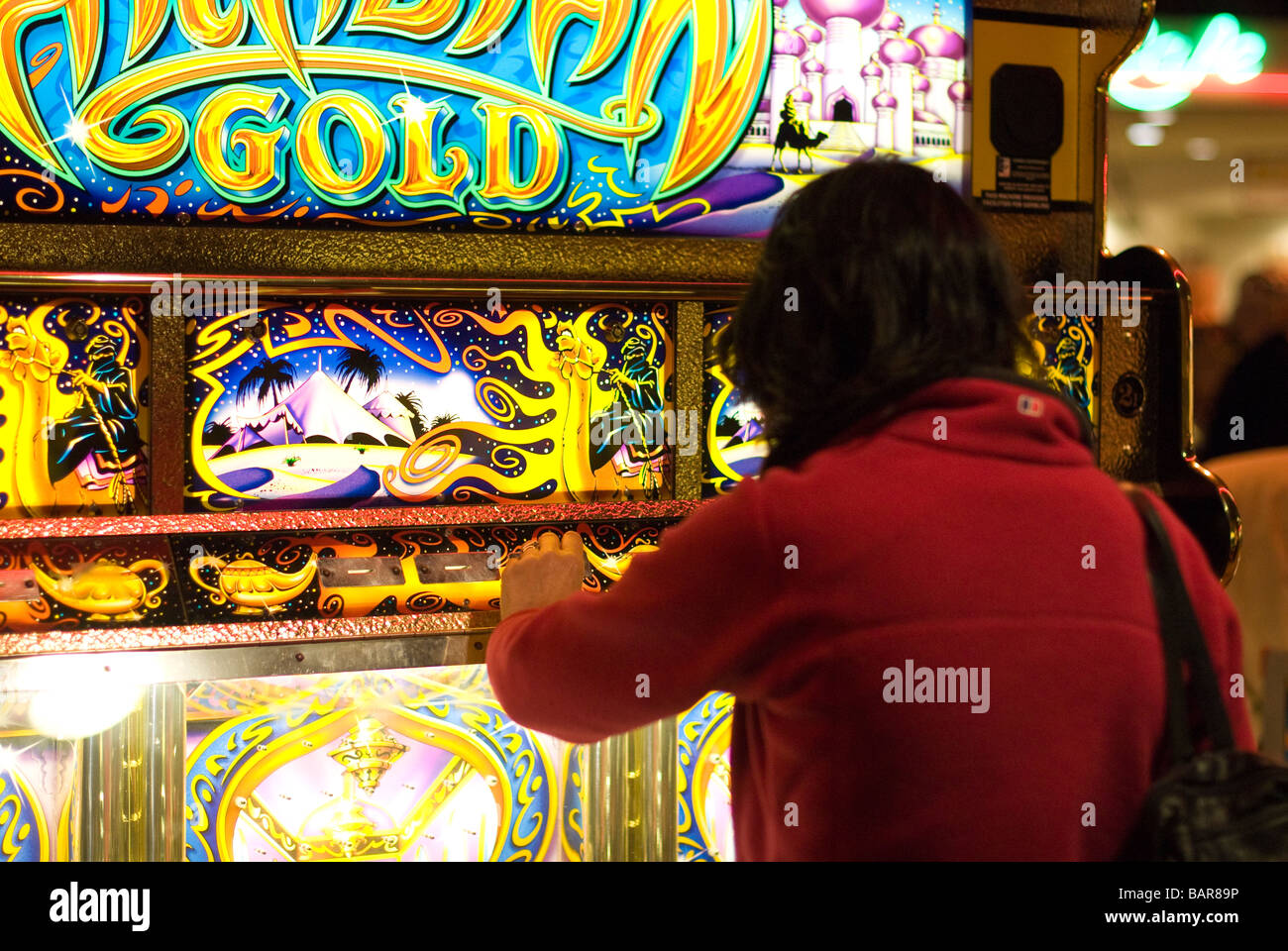 Amusement Arcade Stock Photo