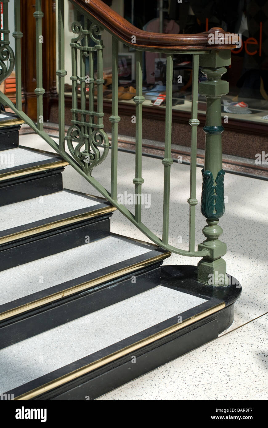 Steps Railing Stock Photo