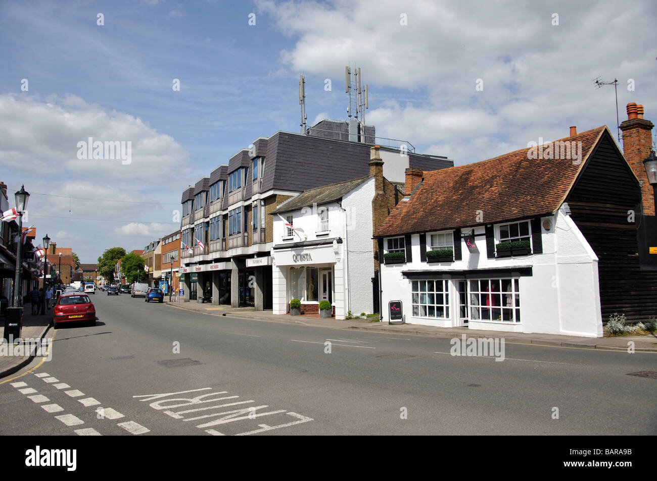 High Street, Cobham, Surrey, England, United Kingdom Stock Photo Alamy