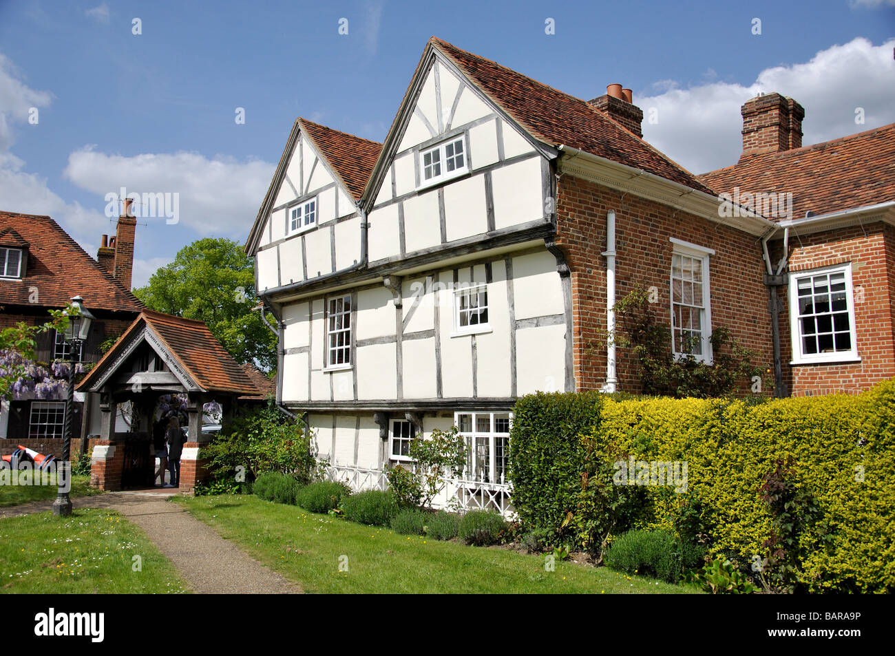 15th Century Church Stile House, Church Street, Cobham, Surrey, England, United Kingdom Stock Photo