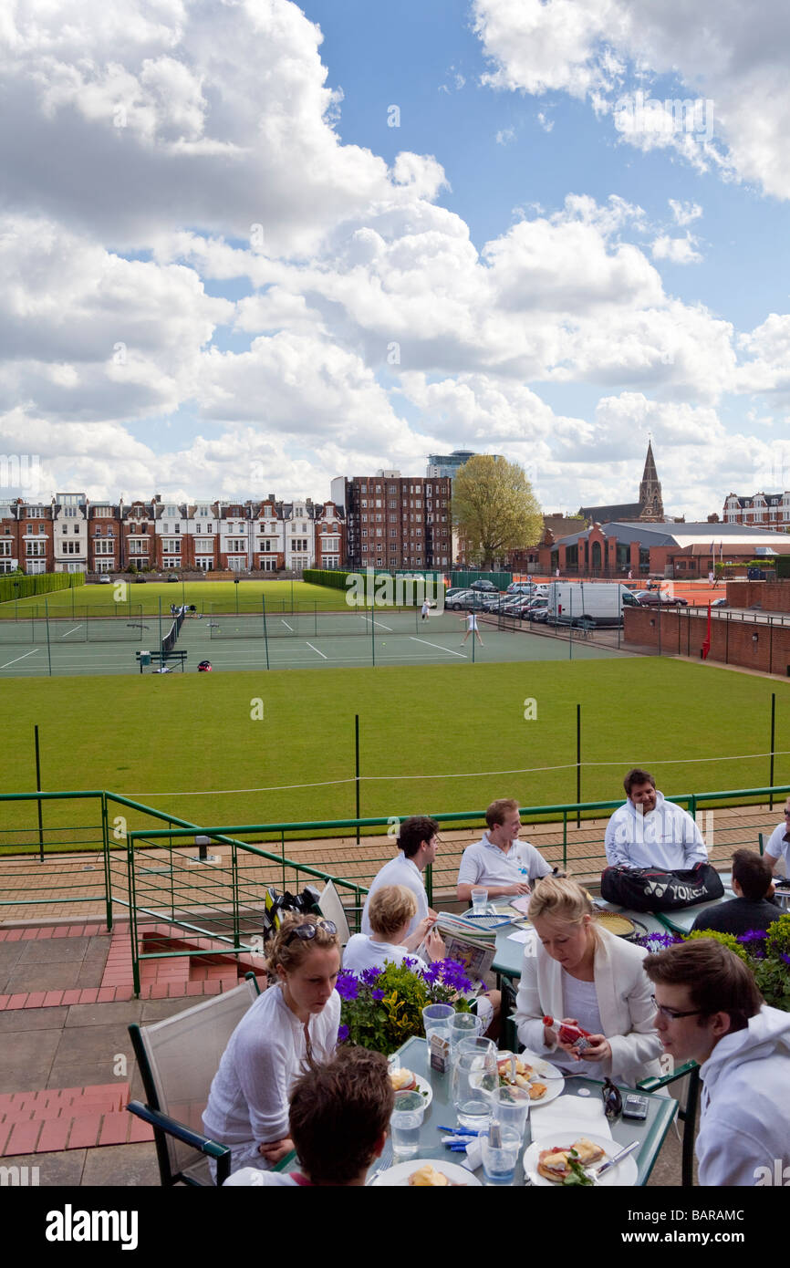 Queen's Club, West Kensington, London, England, UK Stock Photo