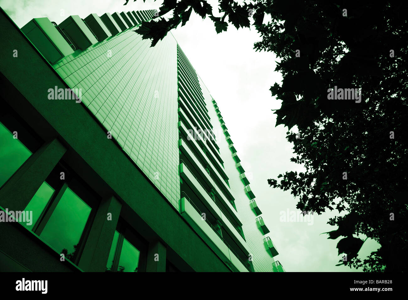 Germany, Berlin, Housing stock, low angle view Stock Photo