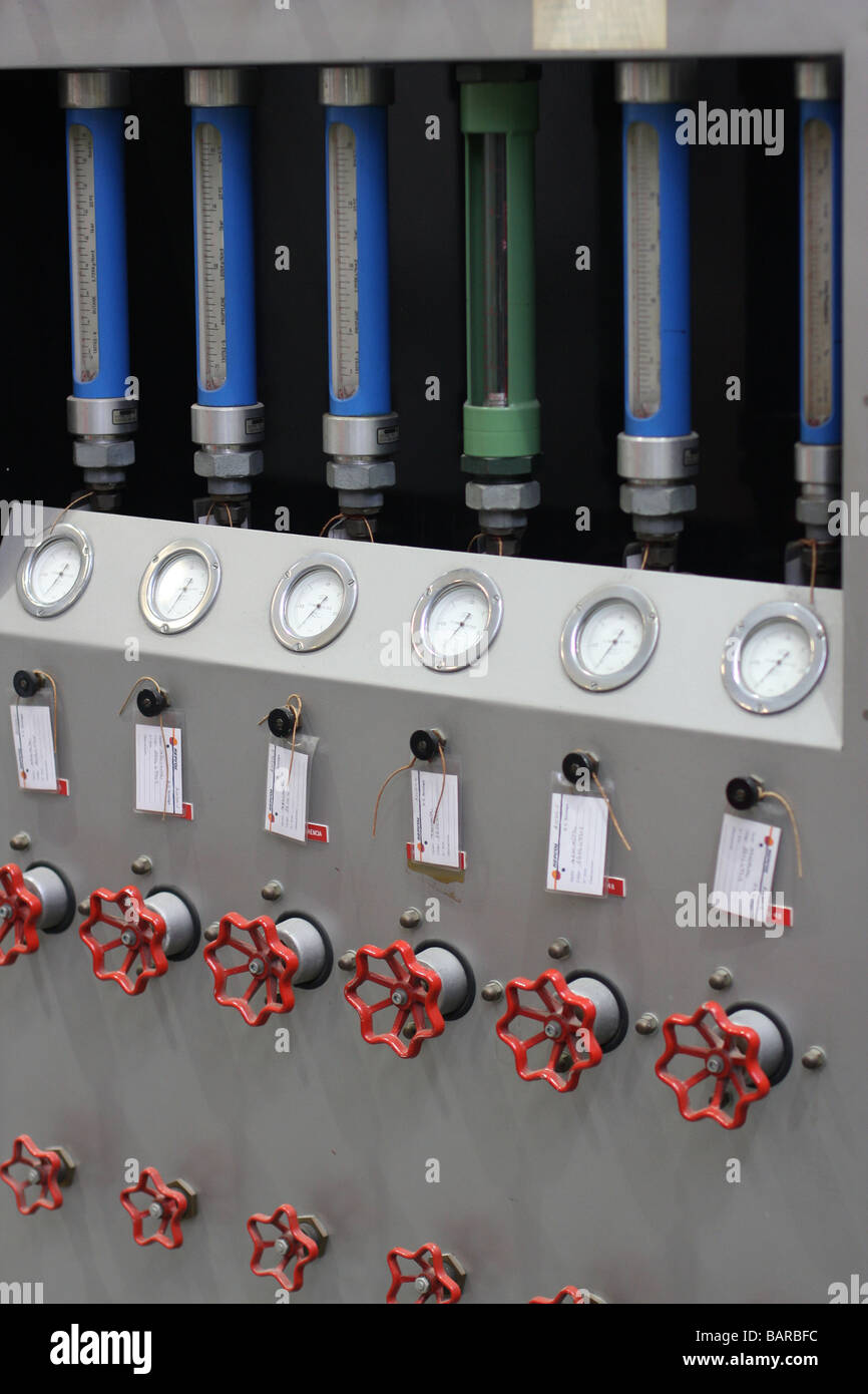 Gas technologies and componentsnatural gas mixing station Stock Photo