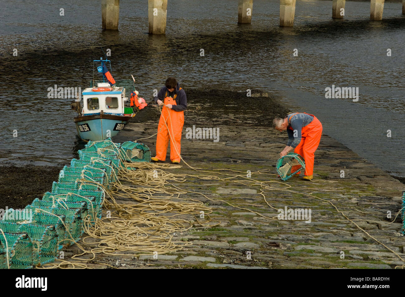 Shrimp pots hi-res stock photography and images - Alamy