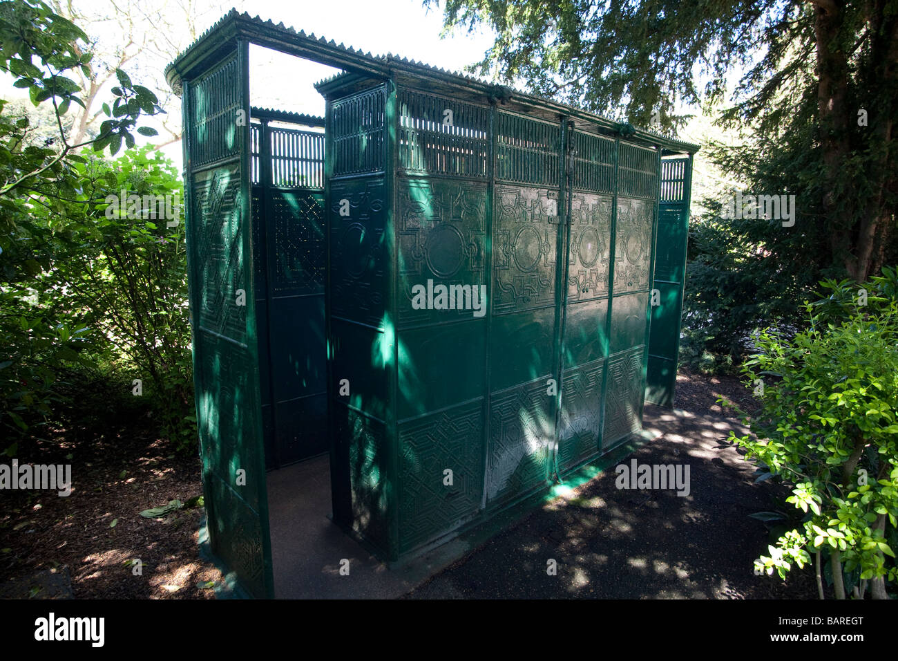 Older, maybe Victorian, cast iron mens toilet York House Gardens