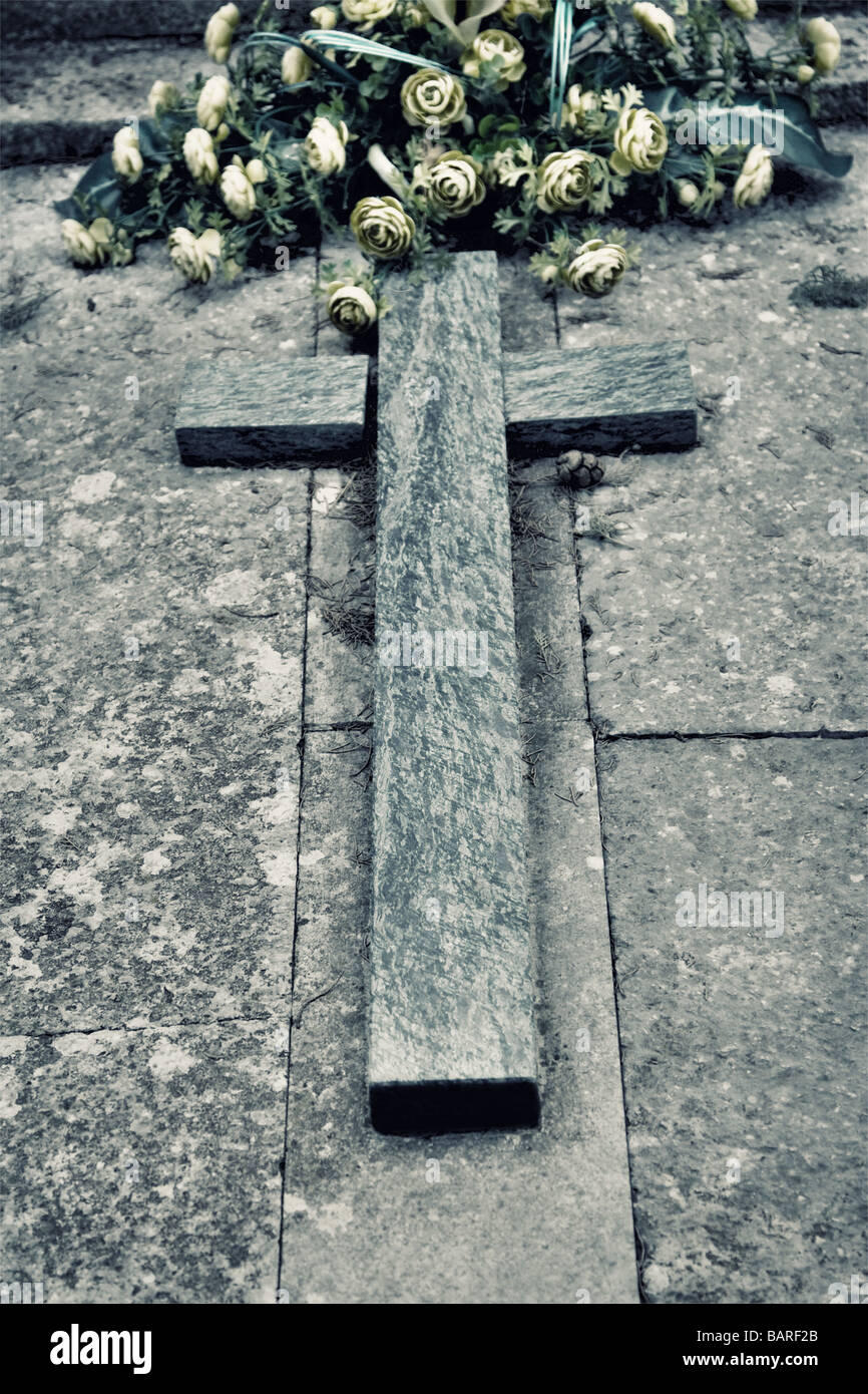 Old grave Stock Photo