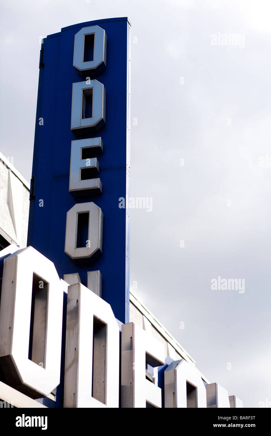Odeon Cinema signage Putney London Stock Photo