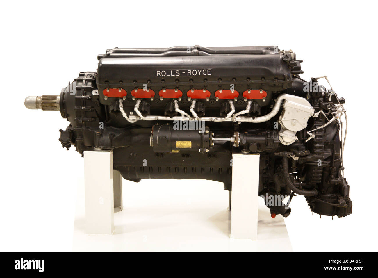 Rolls Royce Merlin engine Stock Photo
