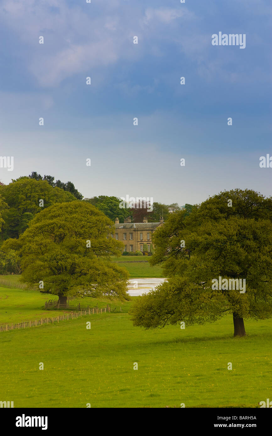 Bradley Hall English Country House set in rolling wooded countryside