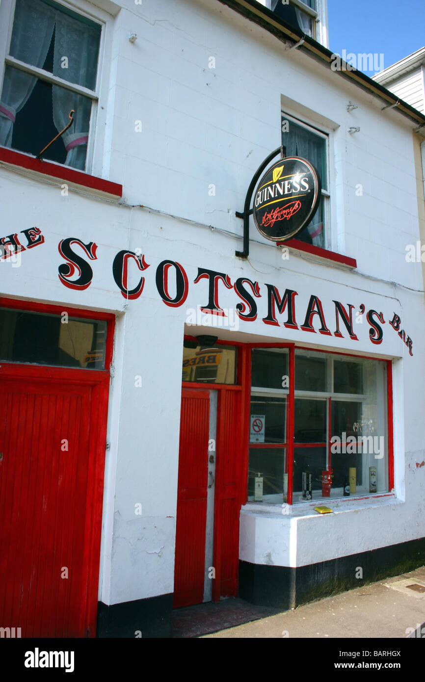 The Scotsman's Bar, old Irish pub in Donegal town, Ireland Stock Photo