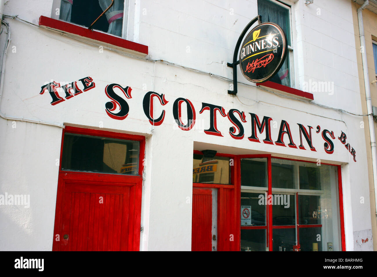 The Scotsman's Bar, old Irish pub in Donegal town, Ireland Stock Photo