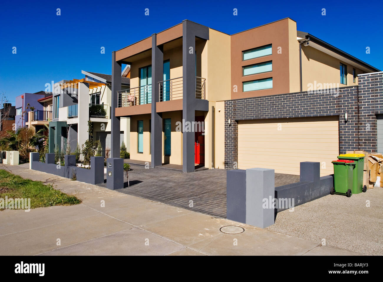 Housing Industry / New contemporary residential houses.Melbourne