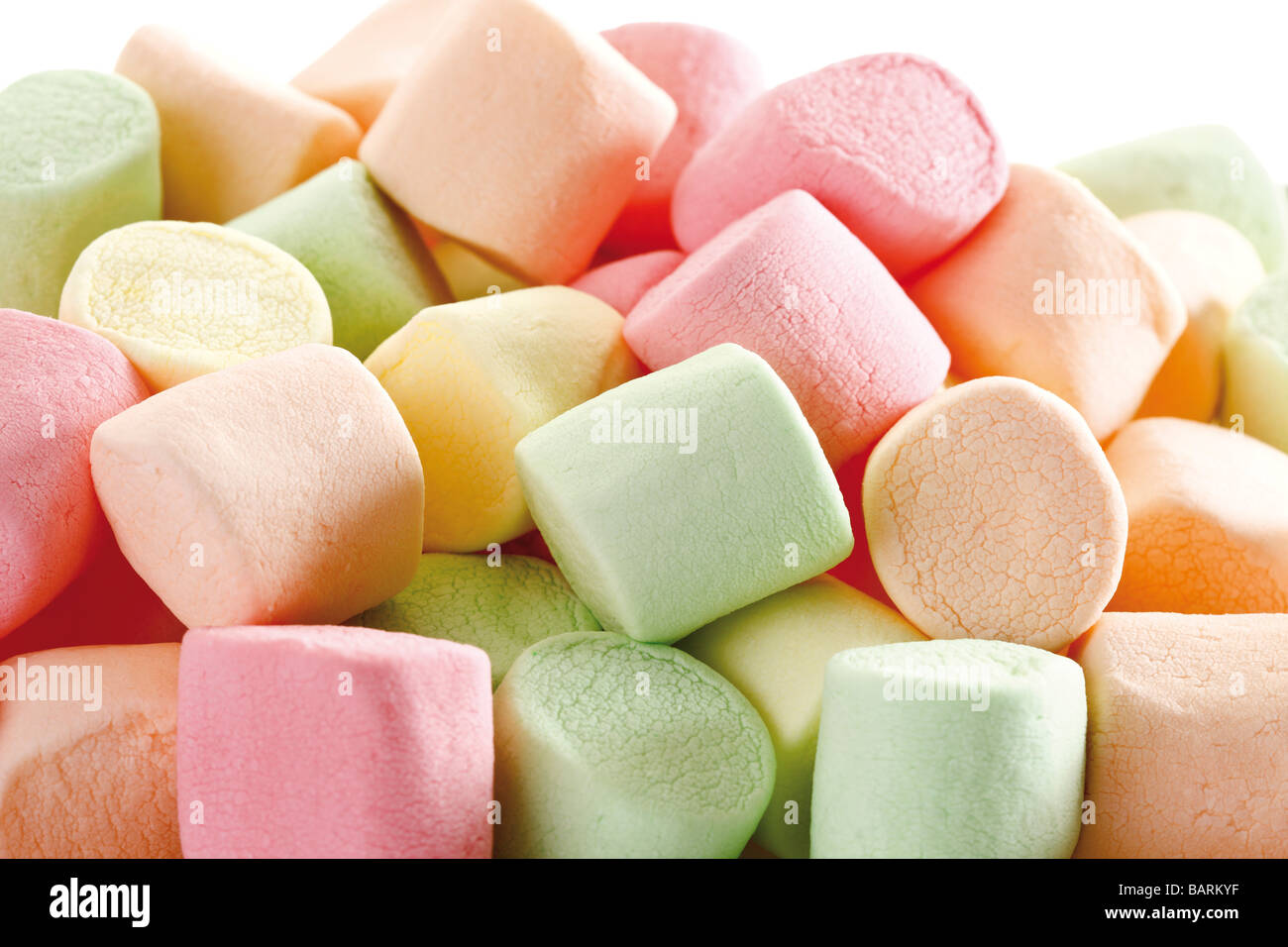 Marshmallows, close-up Stock Photo