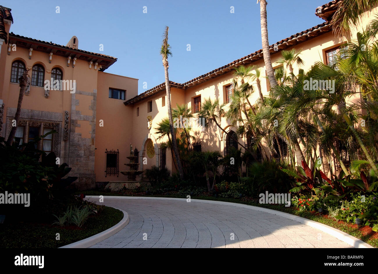 Views of Mar a lago estate owned by Donald Trump in Palm Beach Stock Photo