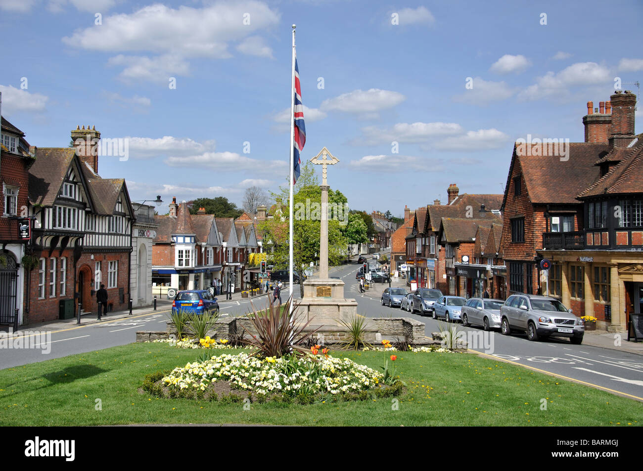 High Street, Haslemere, Surrey, England, United Kingdom Stock Photo
