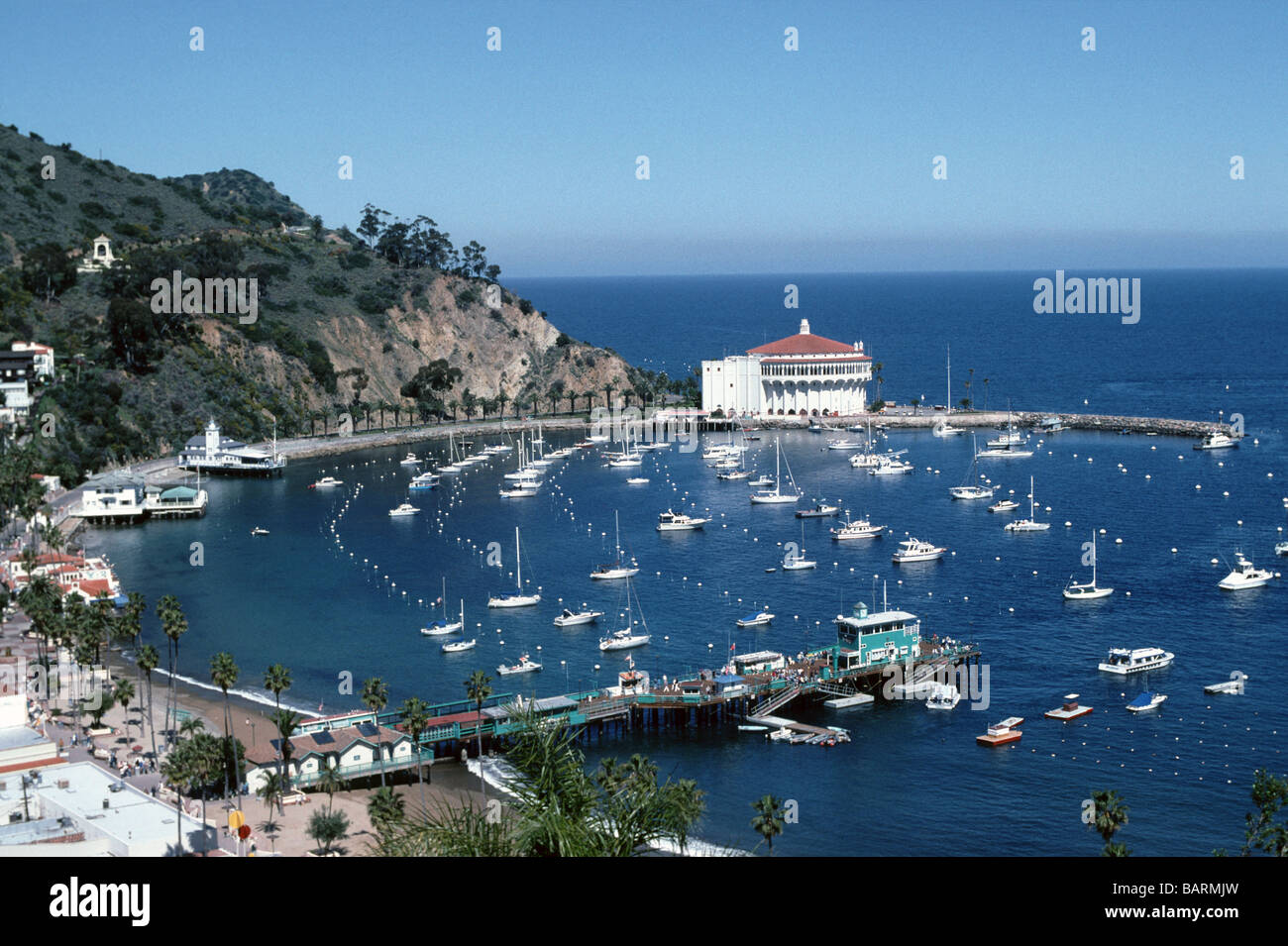 Avalon Bay Catalina Island California USA Stock Photo Alamy