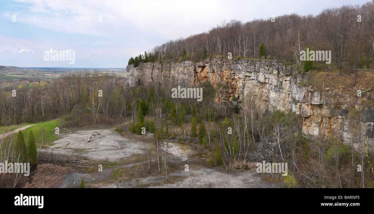 Kelso Cliffs in Milton Ontario Canada Stock Photo