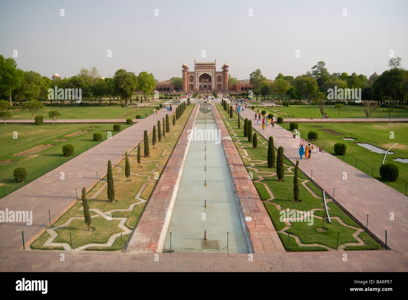 India Uttar Pradesh Agra The Taj Mahal Stock Photo Alamy