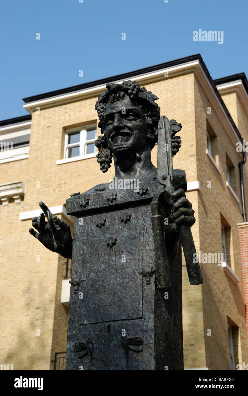 Priapus sculpture by Alexander Stoddart at 68 Vincent Square Pimlico London SW1 Stock Photo