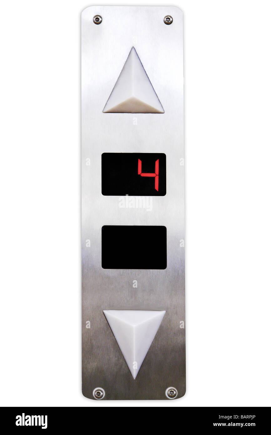 Elevator buttons, close-up Stock Photo