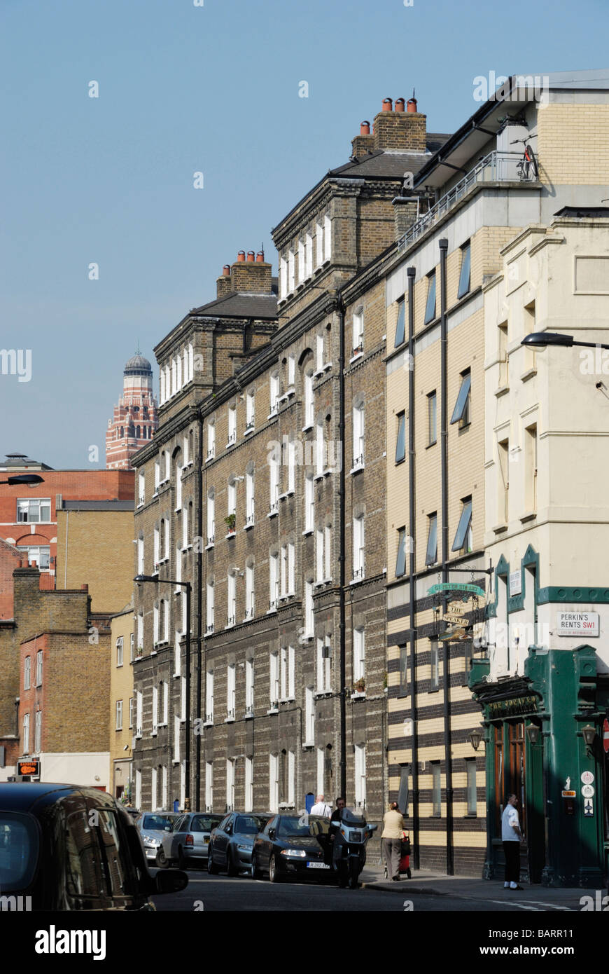 Peabody Trust Estate housing in Great Peter Street Pimlico London SW1