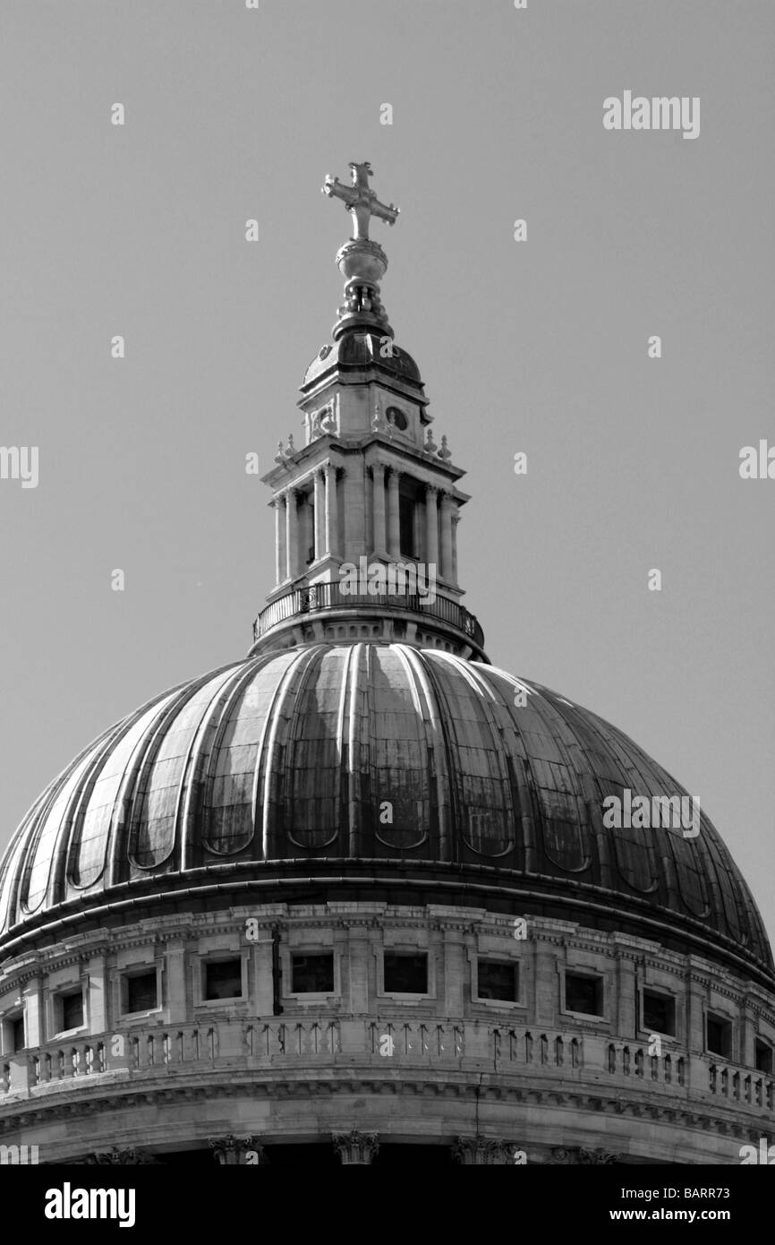detailed shot of the dome of St pauls cathedral Stock Photo