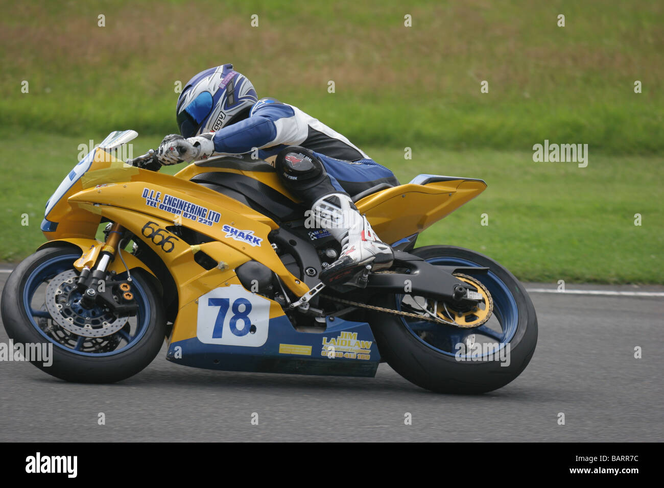 Club Bikes, Croft Circuit 2009 Stock Photo Alamy