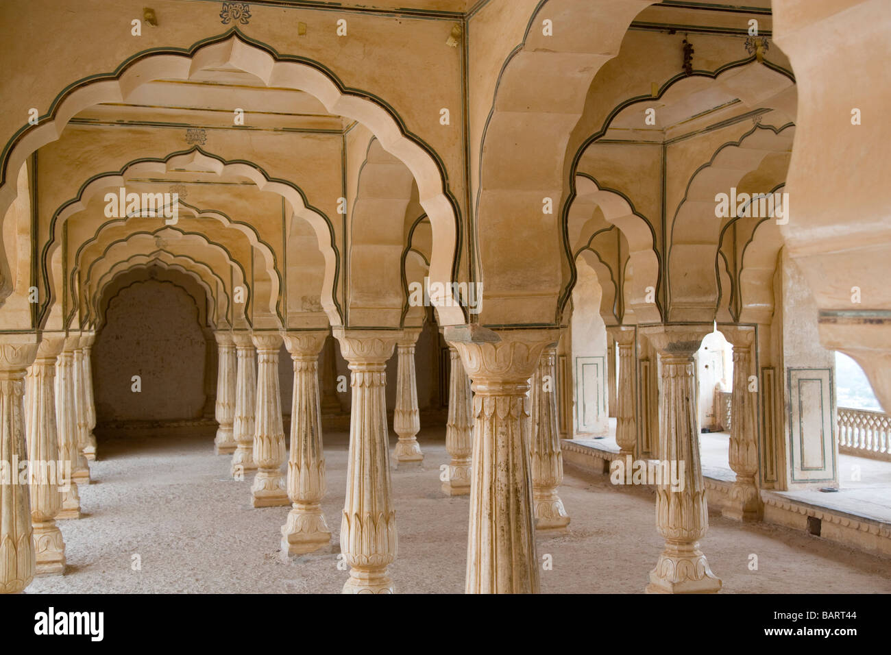 India Rajasthan Jaipur Amber fort built 1592 Stock Photo
