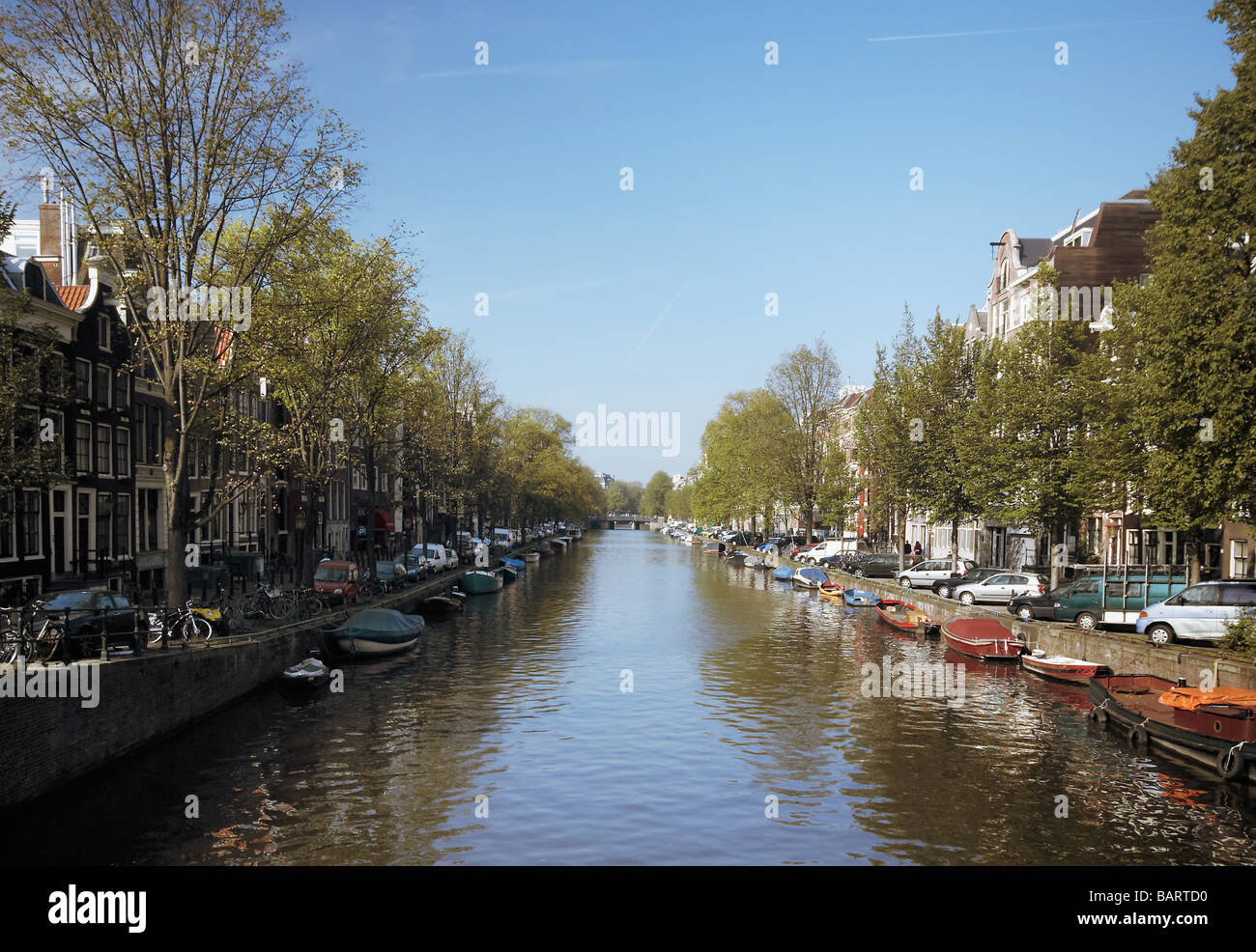 canal in amsterdam Stock Photo