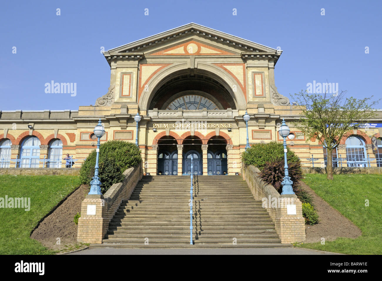 Alexandra Palace Palm Court Entrance Alexandra Park London England UK