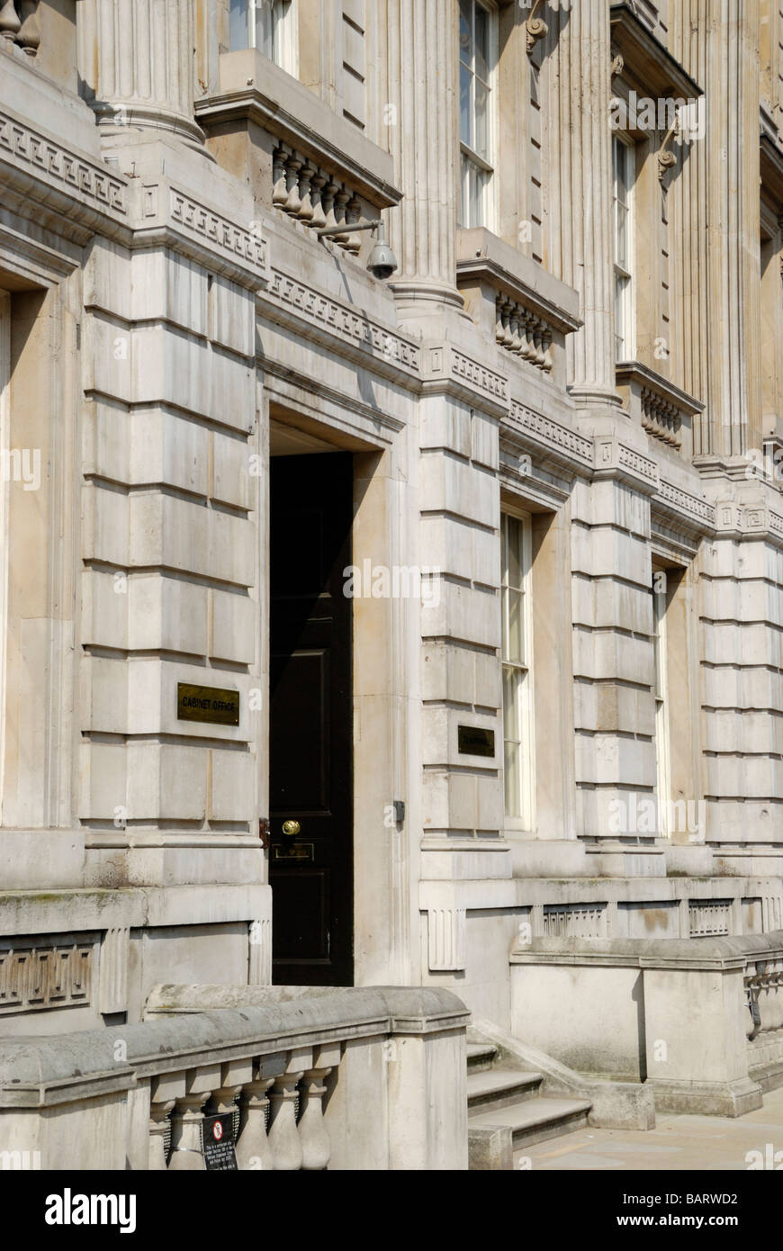 Exterior of the Cabinet Office in Whitehall London Stock Photo