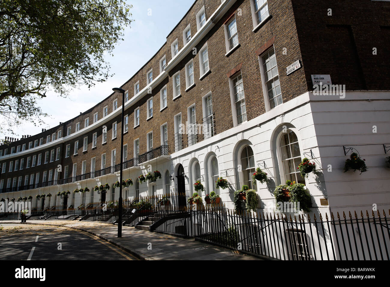 Cartwright Gardens crescent, Camden, London Stock Photo Alamy