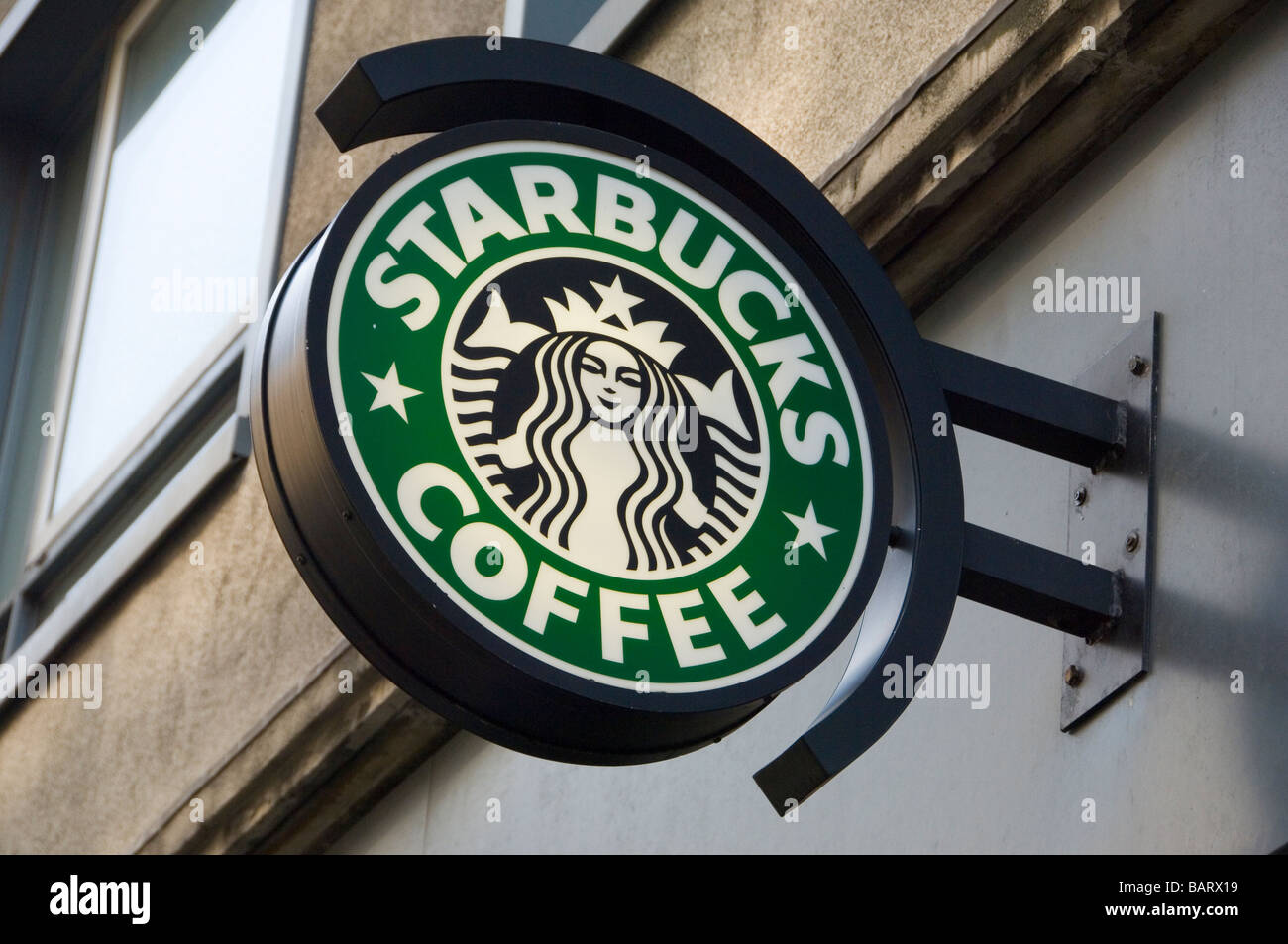 Starbucks Coffee Logo Stock Photo