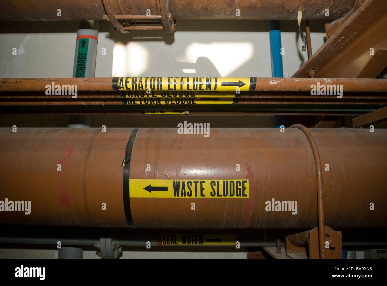Yonkers Sewage Treatment Plant in the city of Yonkers NY in Westchester