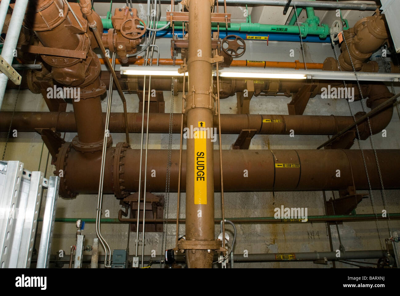 Yonkers Sewage Treatment Plant in the city of Yonkers NY in Westchester