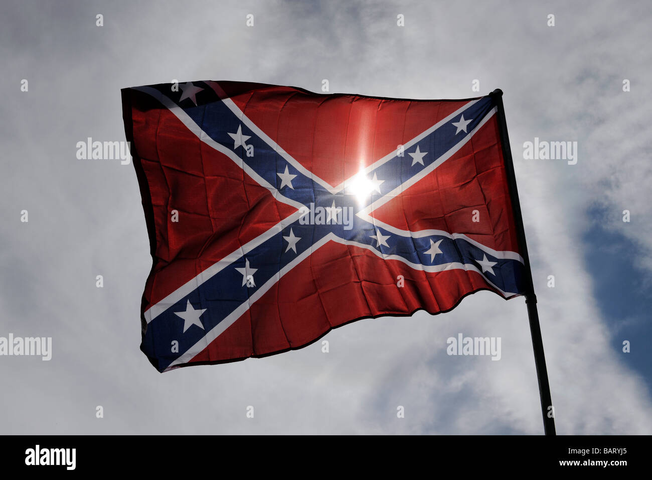 Confederate flag for sale at Vermonster 4x4 Rally Stock Photo Alamy