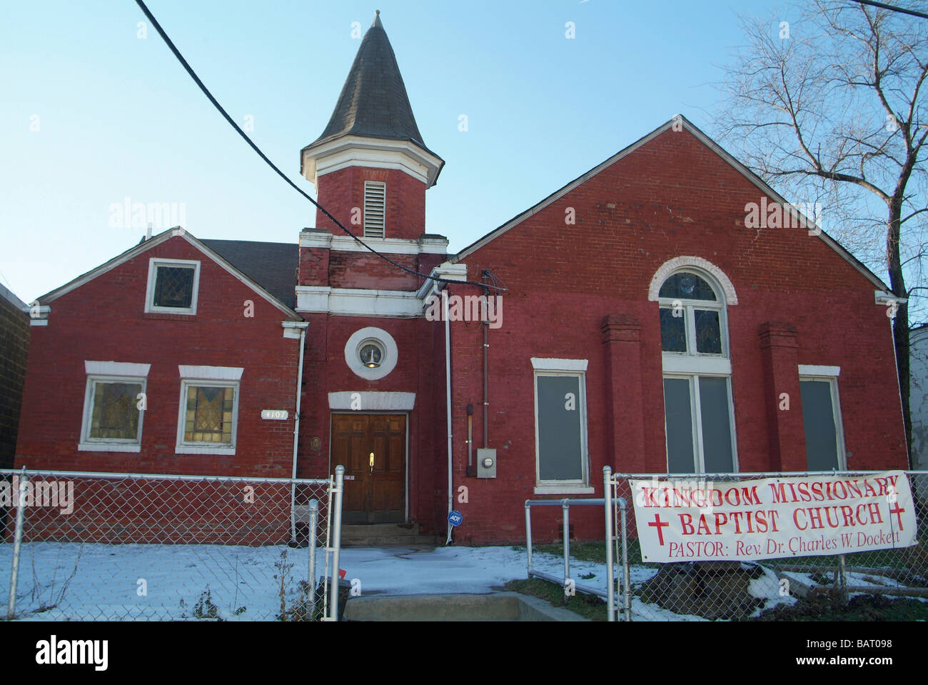 Historic Black Church in Bladensburg Md Stock Photo - Alamy